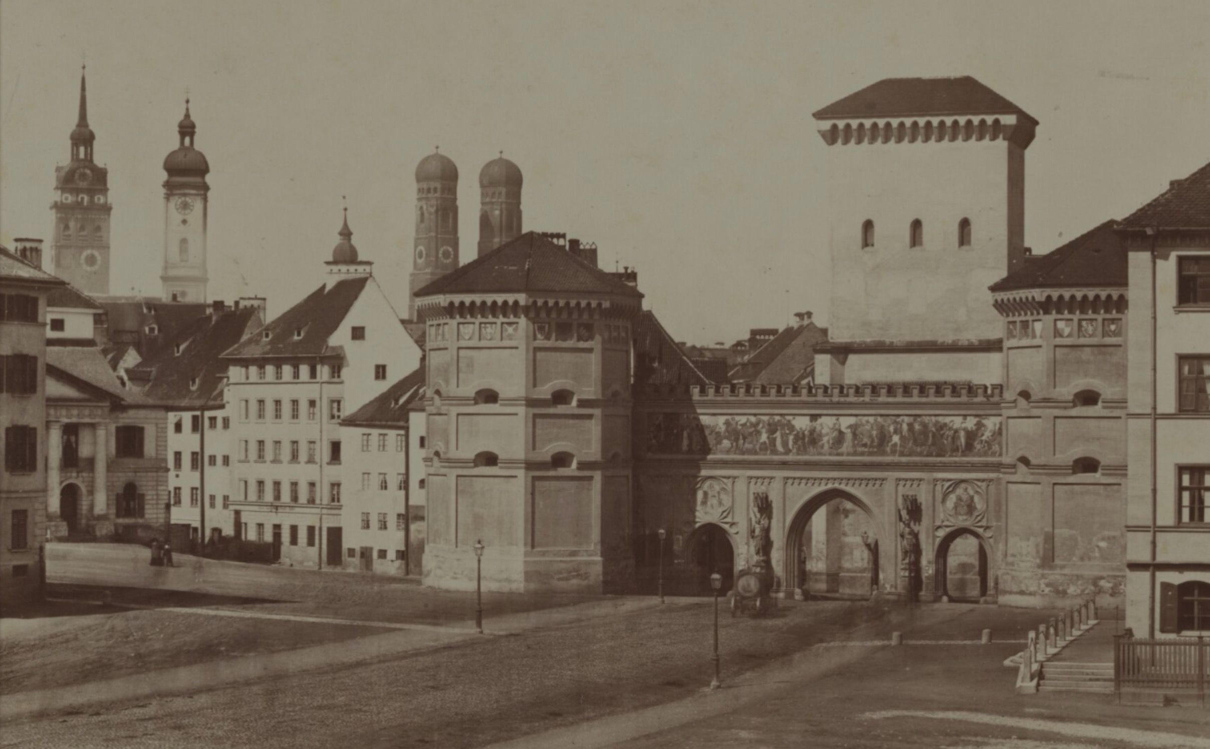 Isartor München um 1860
