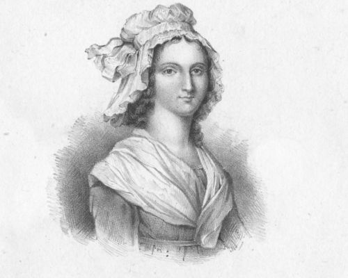 Zeichnung von Charlotte Corday