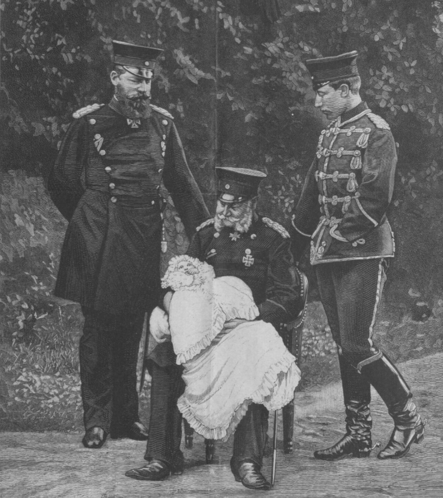 Wilhelm I. Friedrich III. und Wilhelm II. © Bayerischen Staatsbibliothek