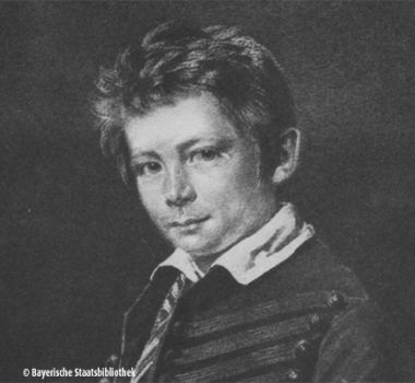 Zeichnung des jungen Otto von Bismarck