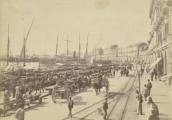 Markt am Corso Vittorio Emanuele in Messina