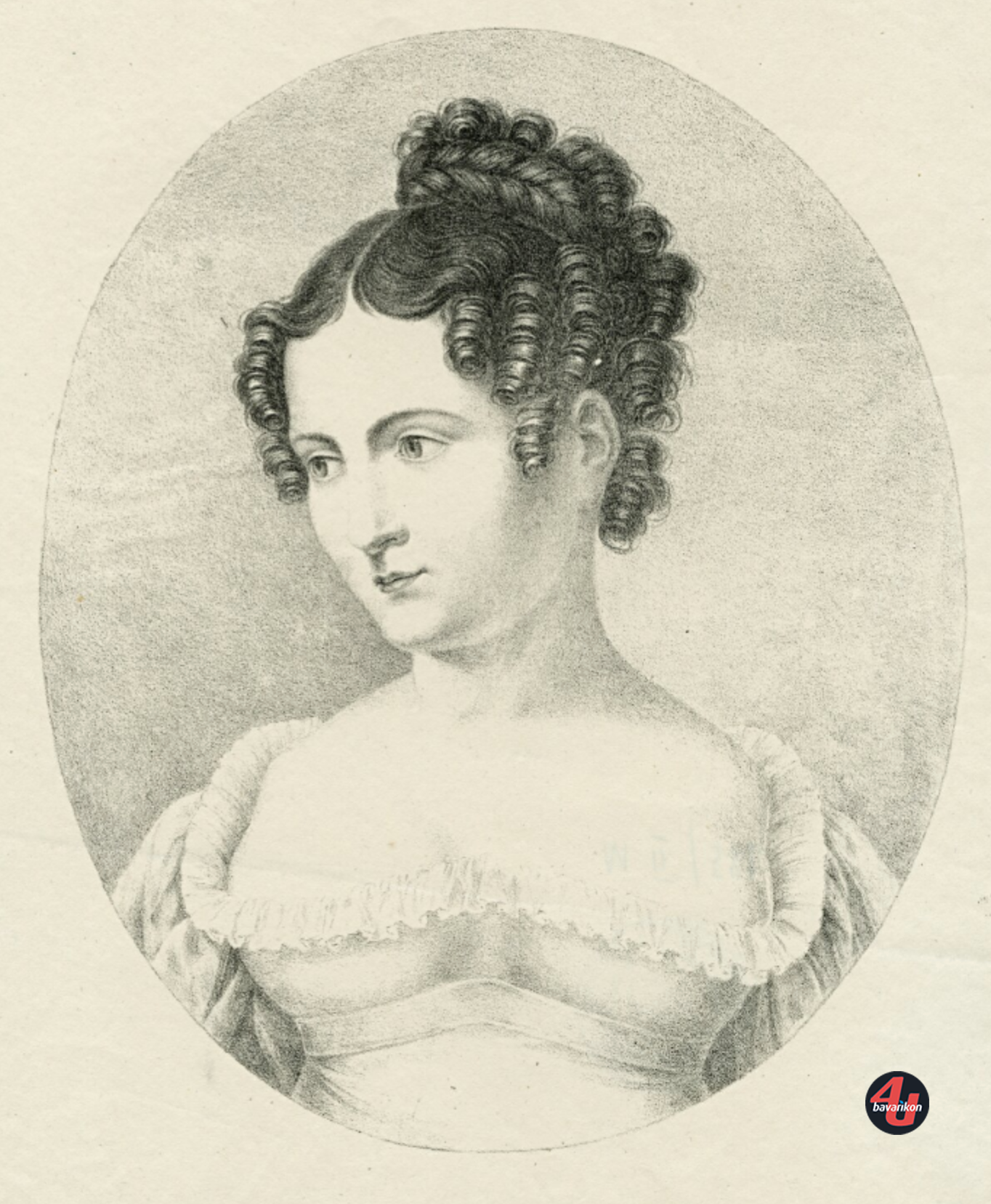 Die Braut und Namensgeberin der Wiesn Therese © Bayerische Staatsbibliothek