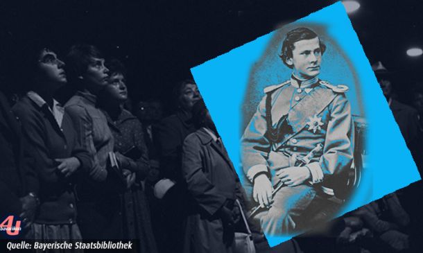 König Otto von Bayern im jungen Erwachsenenalter und in Militäruniform