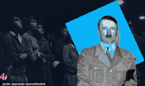 Bilder zeigt ein Foto von Adolf Hitler
