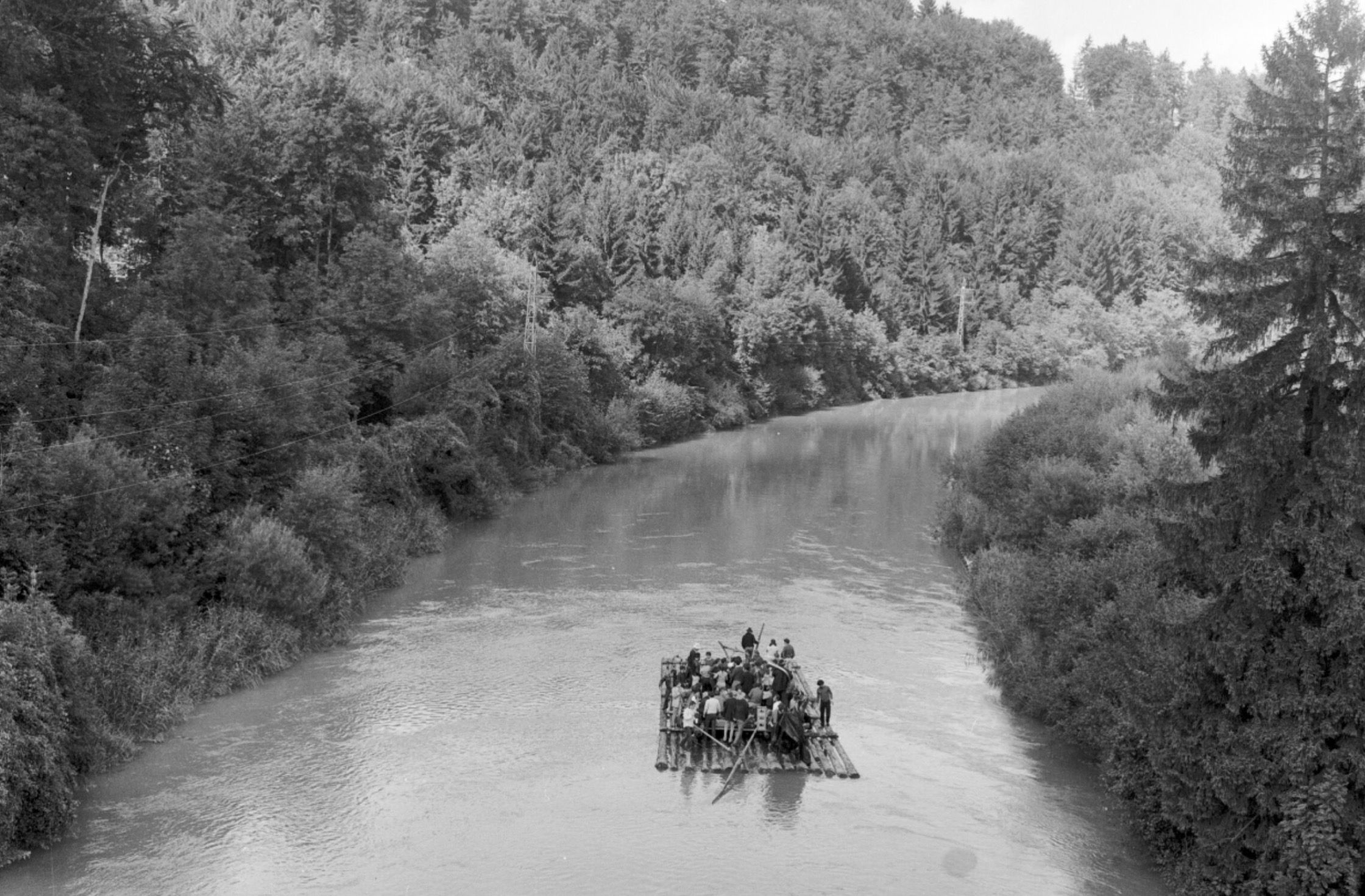 Floßfahrt 1960