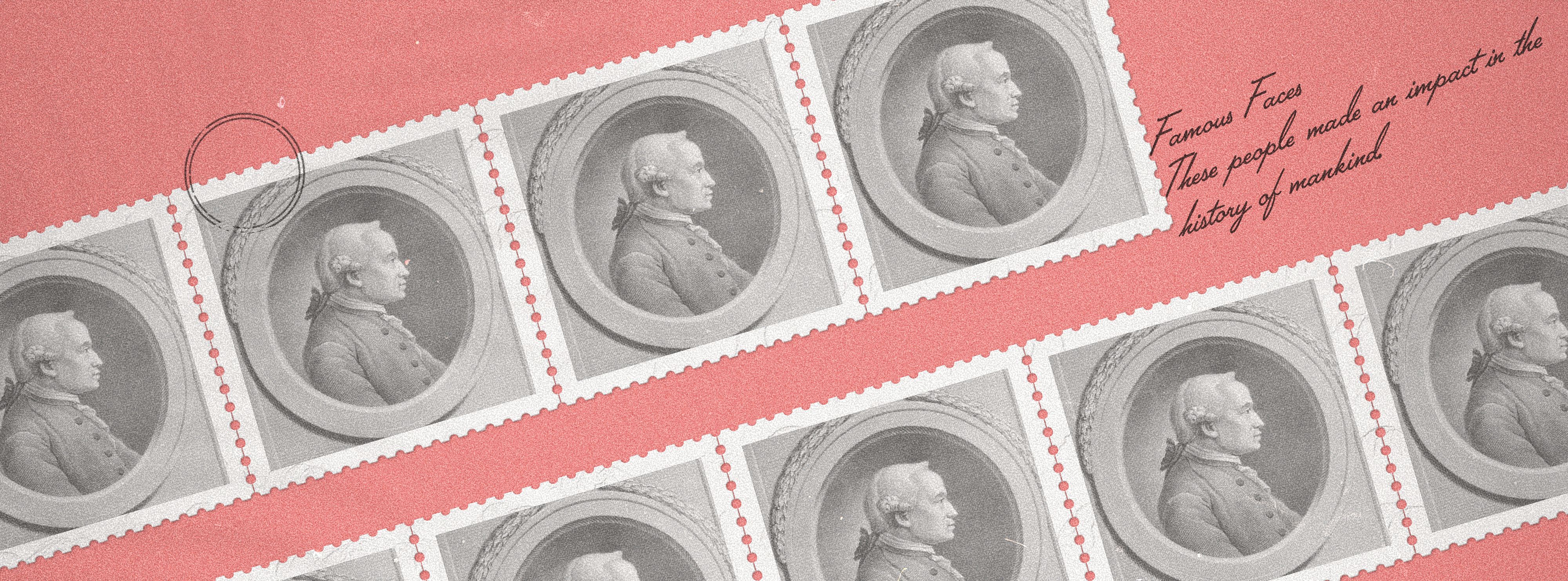 Zeichnung von Immanuel Kant