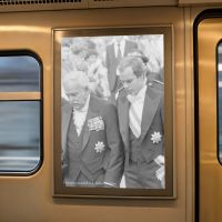 Foto von Fürst Rainier III. und Fürst Albert