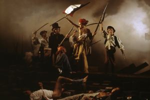 Foto des Goethe Denkmals in Darmstadt