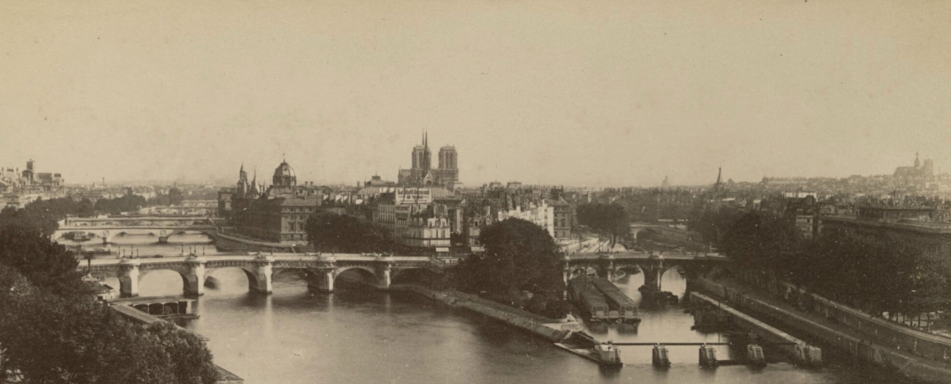 Foto der Île de la Cité um 1895