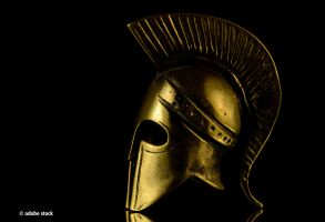 Foto eines spartanischen Helms