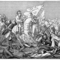 Zeichnung der Schlacht von Waterloo © Bayerische Staatsbibliothek