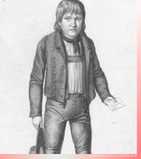 Zeichnung von Kaspar Hauser