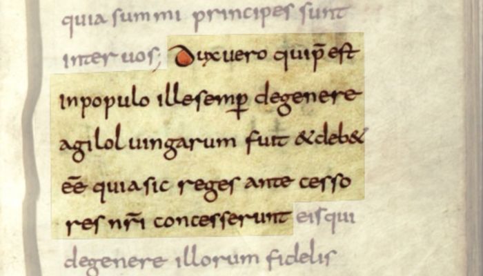 Lex Baioariorum von ca. 800-825 