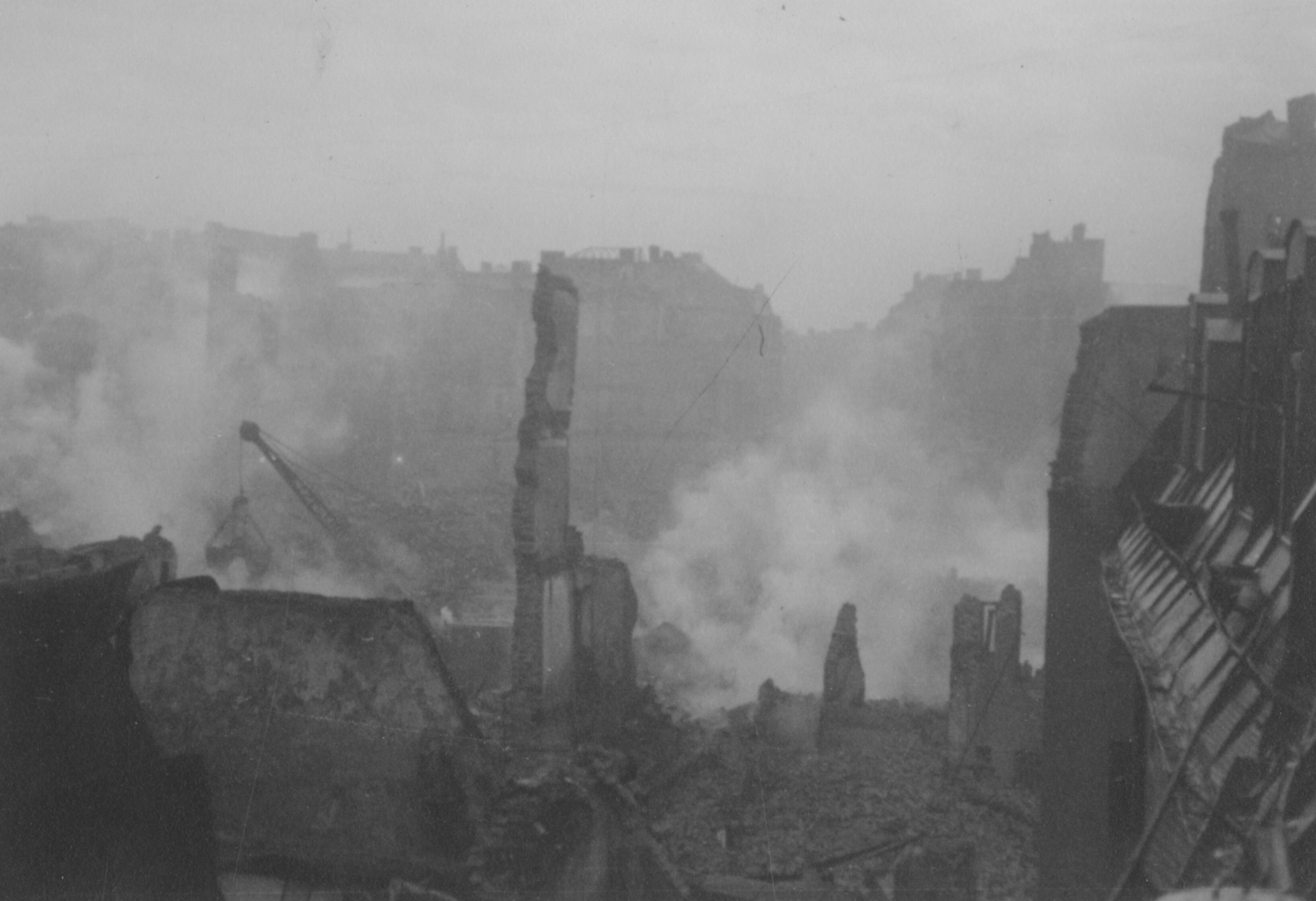 München 1944 - vermutlich das zerstörte Glockenbachviertel