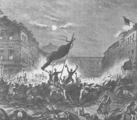 Zeichnung der Märzrevolution