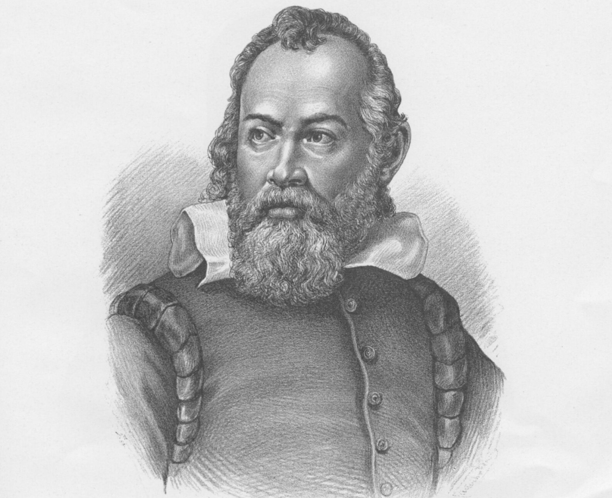 Zeichnung von Galileo Galilei © Bayerischen Staatsbibliothek