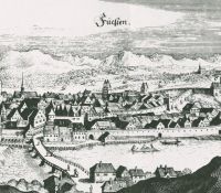 Kupferstich der Stadt Füssen