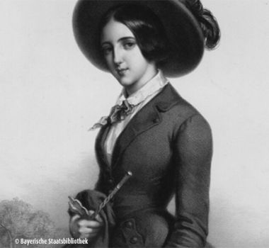Zeichnung von Lola Montez