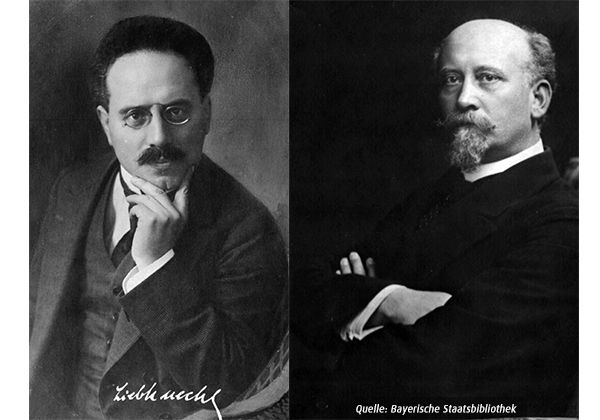 Fotos von Karl Liebknecht und Philipp Scheidemann