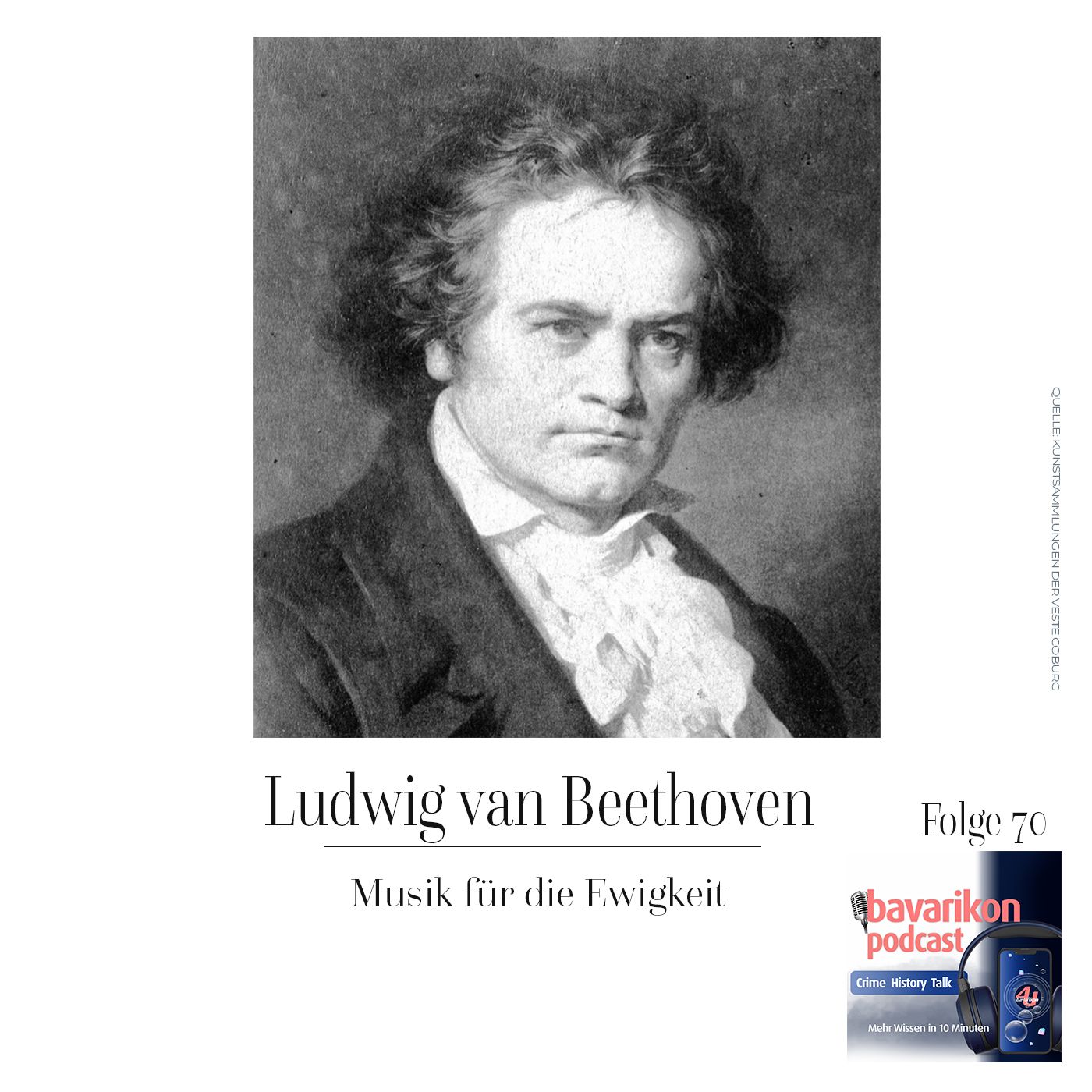 Zeichnung von Ludwig van Beethoven