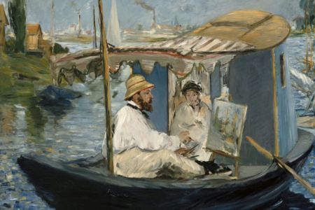 Manet malt Monet 1874