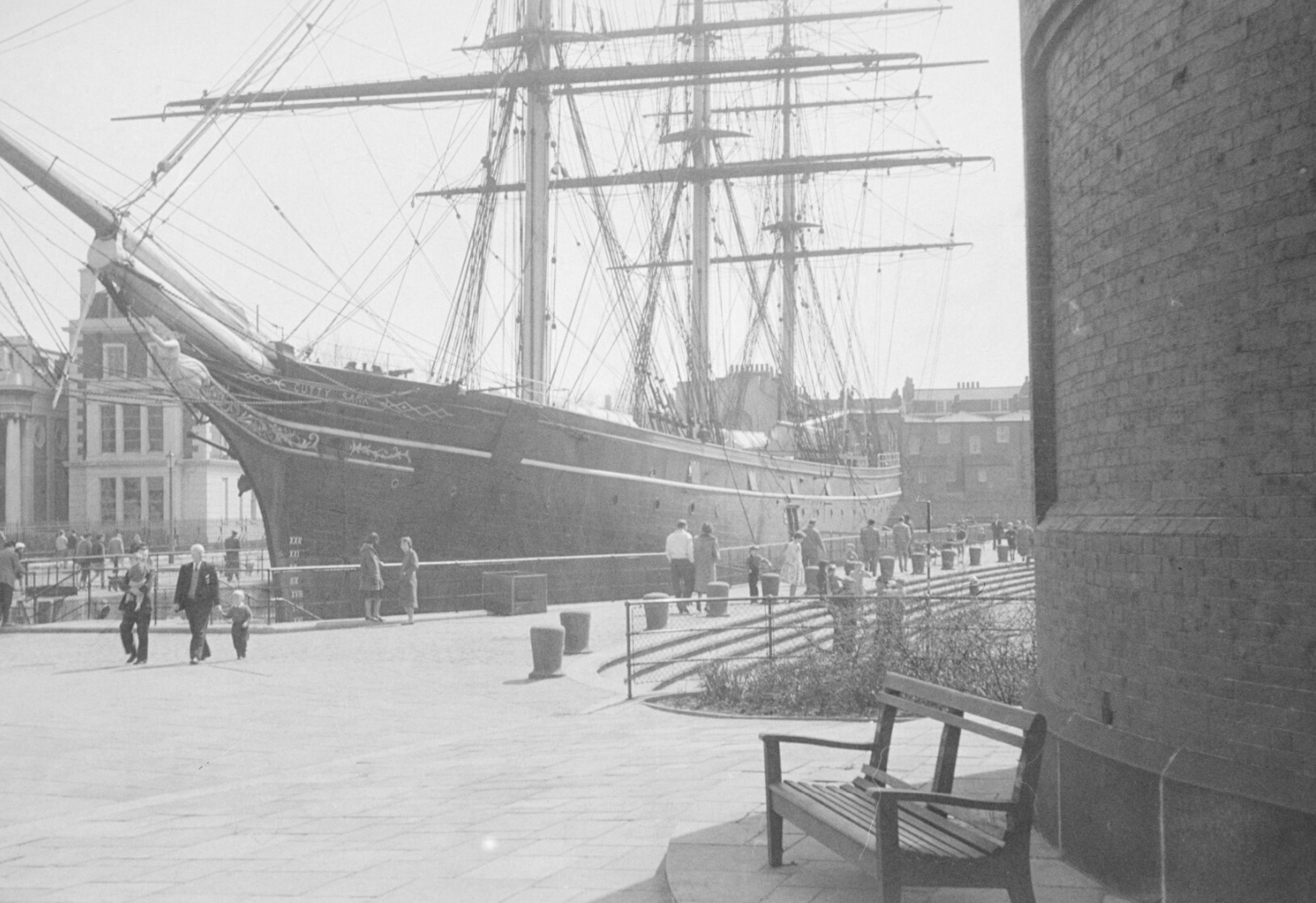 London Greenwich Museumsschiff 1970