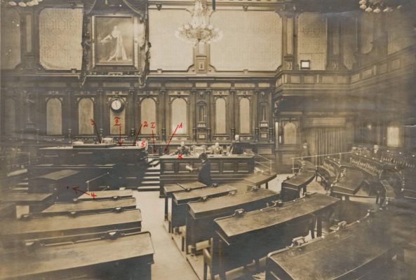 Ermittlungsfoto zu Eisner-Attentat 1919 © Bayerische Staatsbibliothek