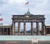 Berliner Mauer vor dem Brandenburger Tor